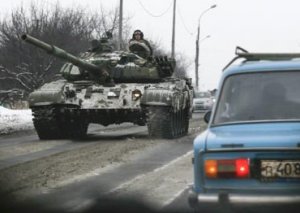 Debaltseve döyüşlərindən son görüntülər