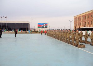 Əfqanıstandakı sülhməramlılarımızın bir qrupu Azərbaycana qayıdıb