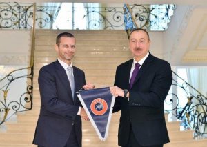 UEFA prezidenti İlham Əliyevi təbrik etdi