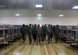 Müdafiə naziri bır sıra hərbi obyektlərin açılışında iştirak edib