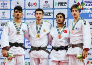 Azərbaycan cüdoçuları Avropa birinciliyində iki medal qazandılar