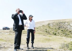 Prezident İlham Əliyev və birinci xanım Mehriban Əliyeva Şamaxı Safari Parkında olublar -